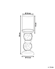 Kerzenständer PADRE 38 cm Glas Braun_789709