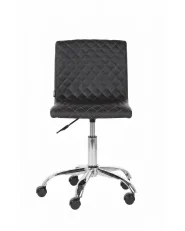 Desk Chair ORLANDO Faux Leather Black_1151318
