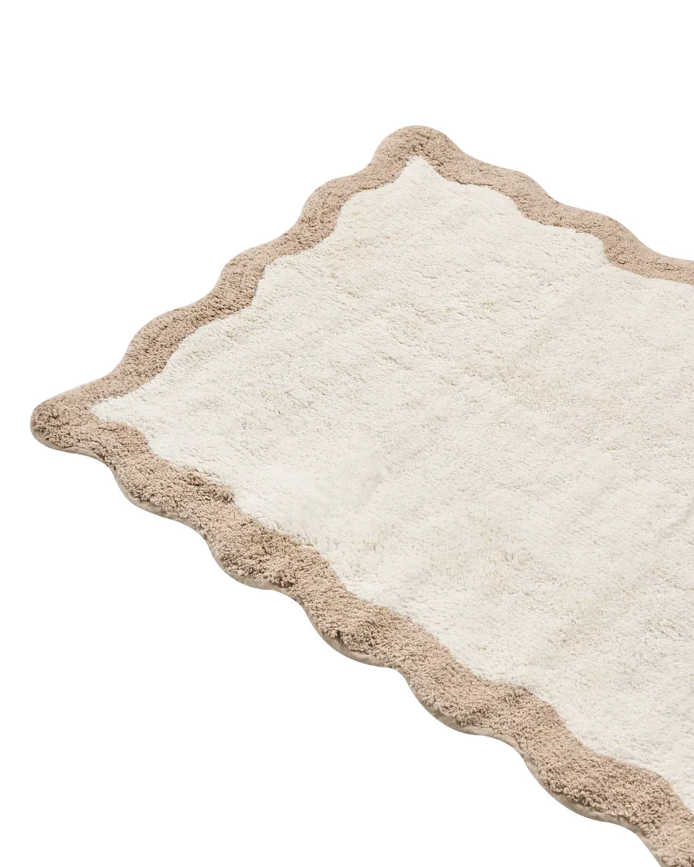 Bath Mat NANGAL Brown/ Beige 60 x 90 cm Cotton_1025938
