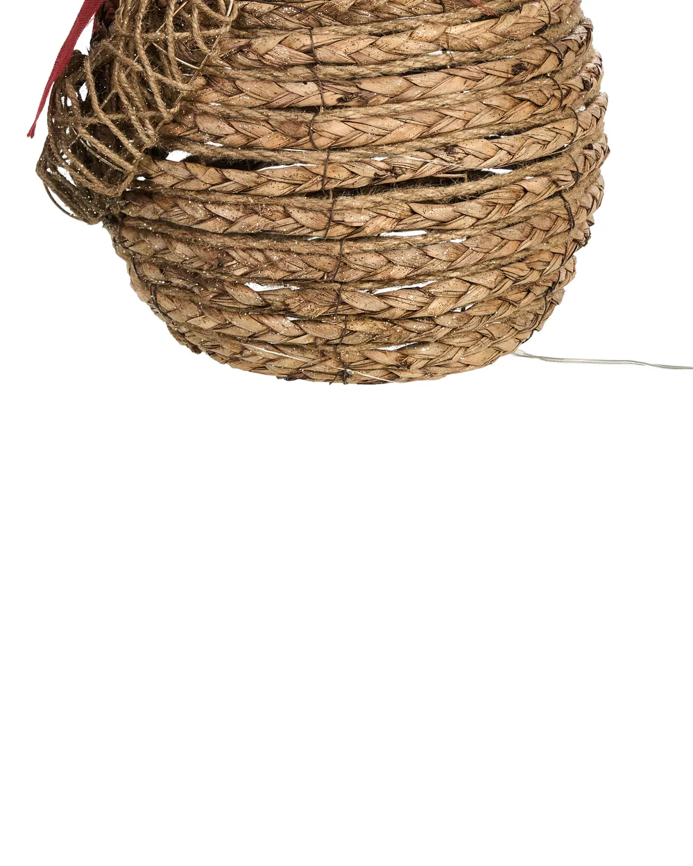 Weihnachtsdekoration LED OLAFSVIK 52 cm Schneemann Naturfarben_1015305