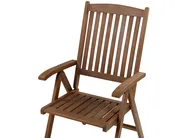 Gartenmöbel Set 6-Sitzer AMANTEA inkl. Kissen Akazienholz Blau_880401