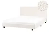 Wasserbett Bouclé ALBI 140 x 200 cm Cremeweiß