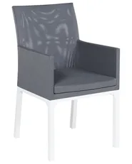 Set of 8 Chairs BACOLI Fabric Dark Grey_825753