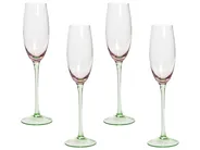 Champagnerflöten im 4er Set DIOPSIDE 200 ml Rosa_912621