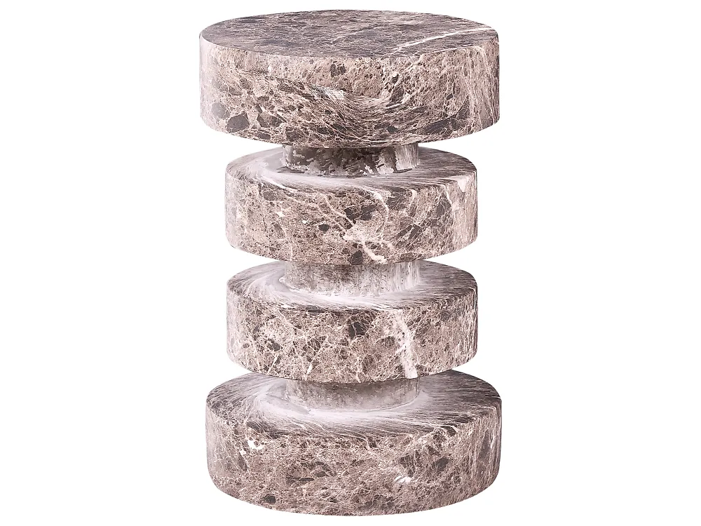 Miza za shranjevanje BIVONGI 30 cm 30 cm Bronasti marmor_1192771
