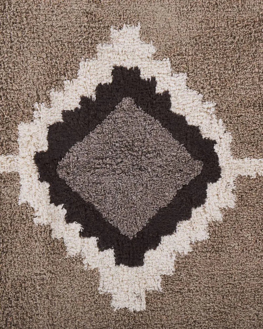 Rug GEYVE Beige 80 x 150 cm Cotton_817458