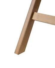 Set of 2 Dining Chairs Folding MODANE Bamboo Wood Brown_1048848