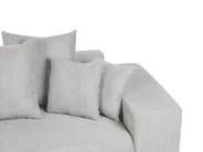 Corner Sofa Bed 3 Seater LUSPA with Storage Fabric Light Grey Left Hand_900986