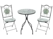 Bistro Set CIVATE Metall Schwarz_1066037