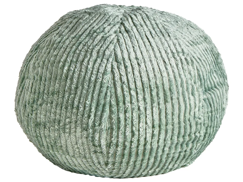 Set of 2 Decorative Cushions MARANTA 30 x 30 cm 45 x 45 cm Corduroy Green Solid_1042299