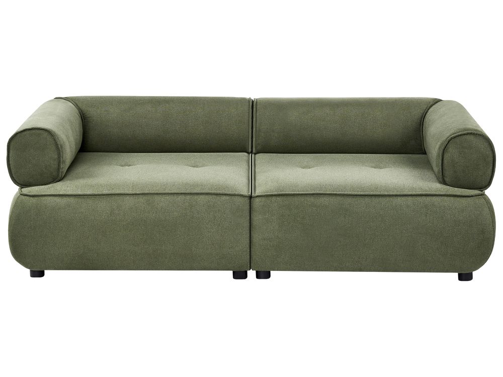 Sofa 3-Sitzer SALLA Stoff Grün