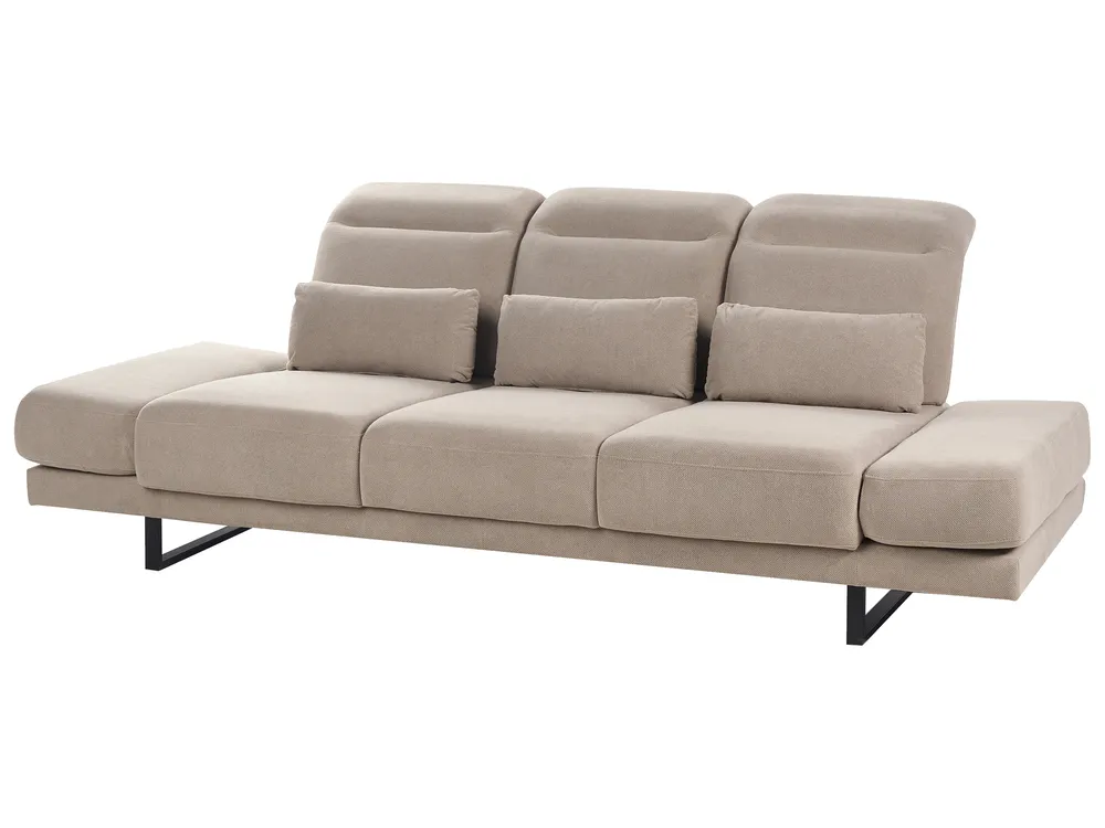 Sofa 3 Seater IKAST Fabric Taupe_971215