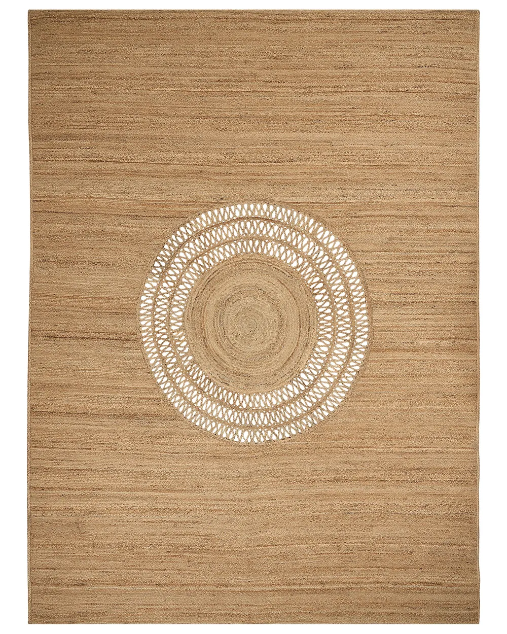 Teppich BOGAZOREN Beige 300 x 400 cm Jute