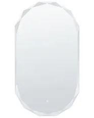 LED-Badezimmer-Spiegel ANIZY 62 cm 110 cm Silber_1093762