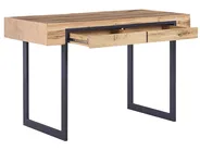 Schreibtisch VIDA 120 cm 55 cm mit Stauraum Hellbraun_824547