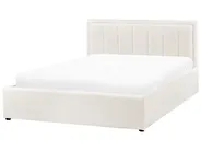 Ottoman Bed MONTLAUR Boucle White 140 x 200 cm (EU Double)_958474