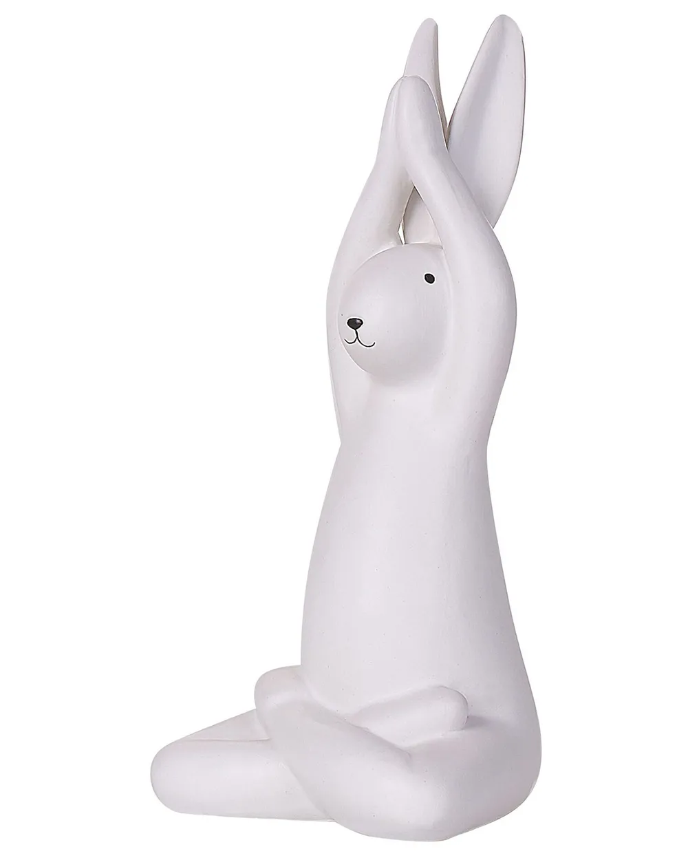 Dekofiguren 3er Set Hase BREST Keramik Weiß_798710