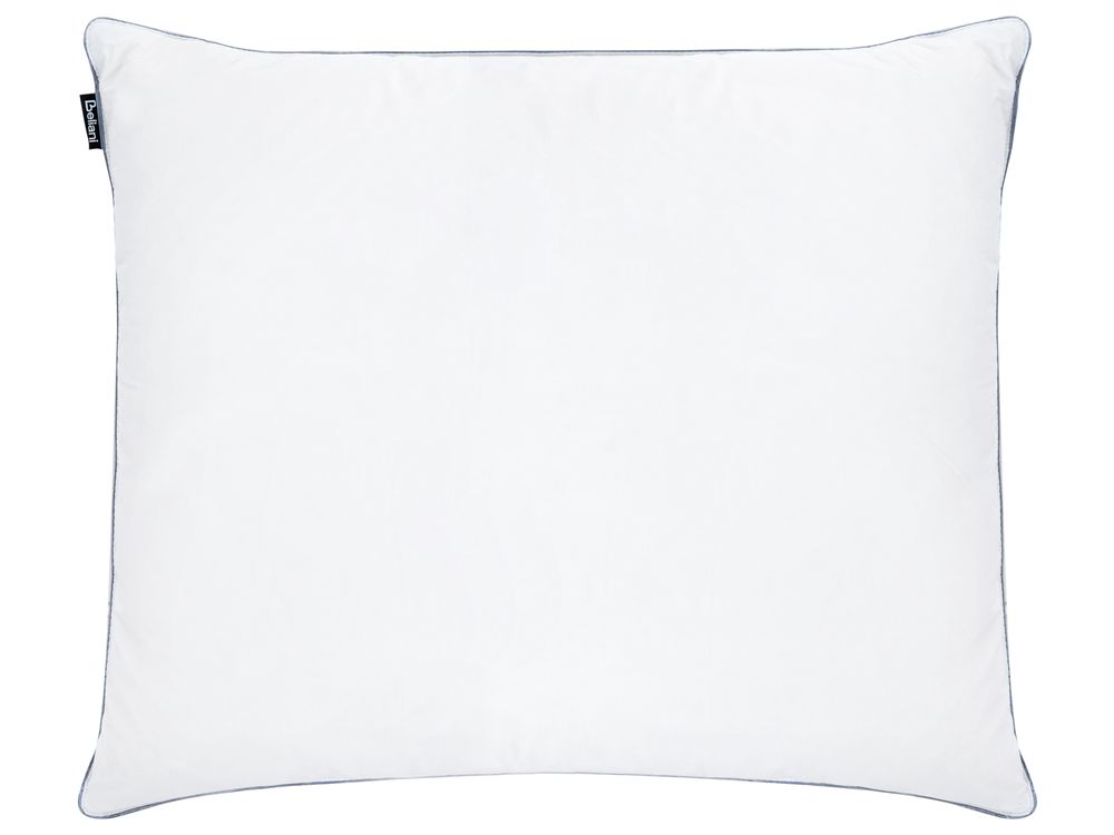 Hoofdkussen met 3 compartimenten TEIDE Laag 50 x 60 cm Eendenveren en eendendons Wit