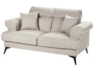 Sofa 2 Seater SKIVE Fabric Taupe_946187