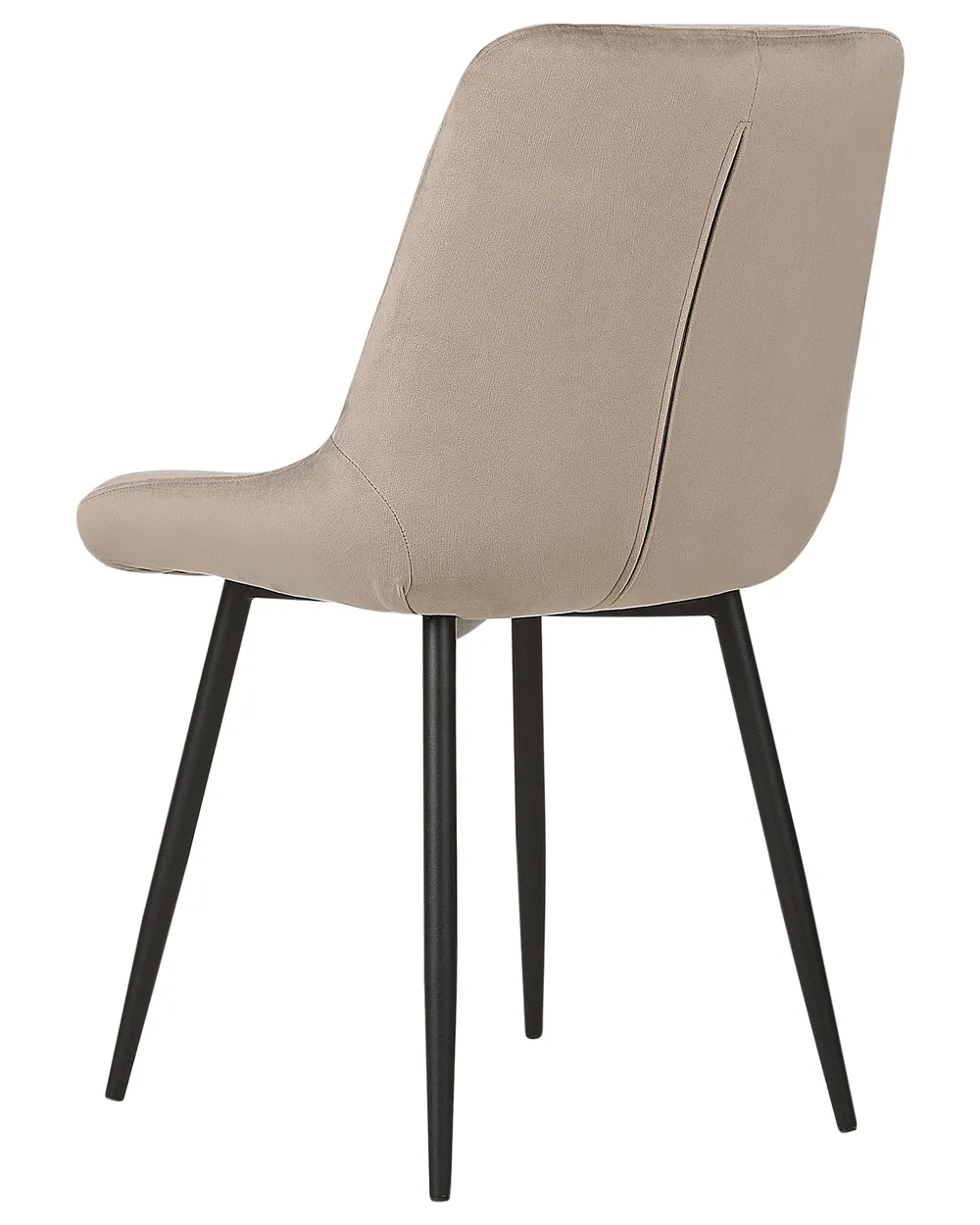 Set of 2 Dining Chairs MELROSE Velvet Taupe_885804