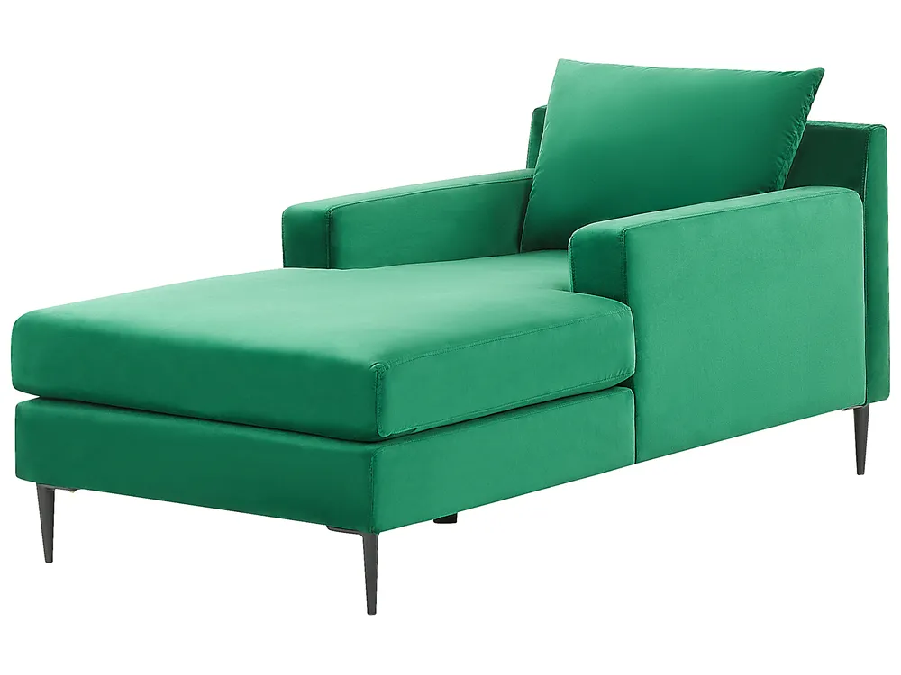 Chaise Longue GUERET Velvet Green_821674