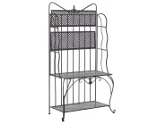 Regal PAVONA 94 cm 170 cm Metall Schwarz_802318