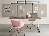 Foldable Office Desk CAVI 160 cm x 60 cm Brown