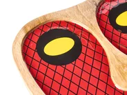 Wandobjekt Gesicht KATSINA Mangoholz 22 cm Rot_1038589