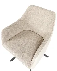 Set of 2 Dining Chairs LITHIA Fabric Taupe_947945