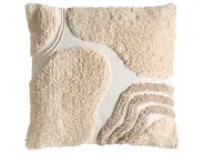 Dekokissen 3er Set ALSTONIA 30 x 50 cm 45 x 45 cm Baumwolle Beige Abstraktes Muster_1039999