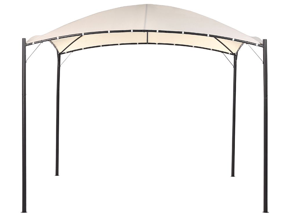 Gazebo VOMERO 305 cm x 305 cm Metal Beige