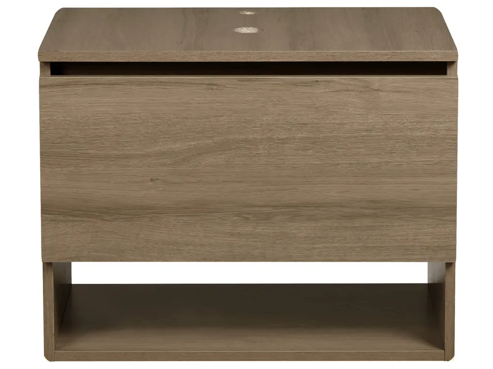 Wandmontierter Waschbeckenunterschrank NATAL 60 cm Hellbraun_978208