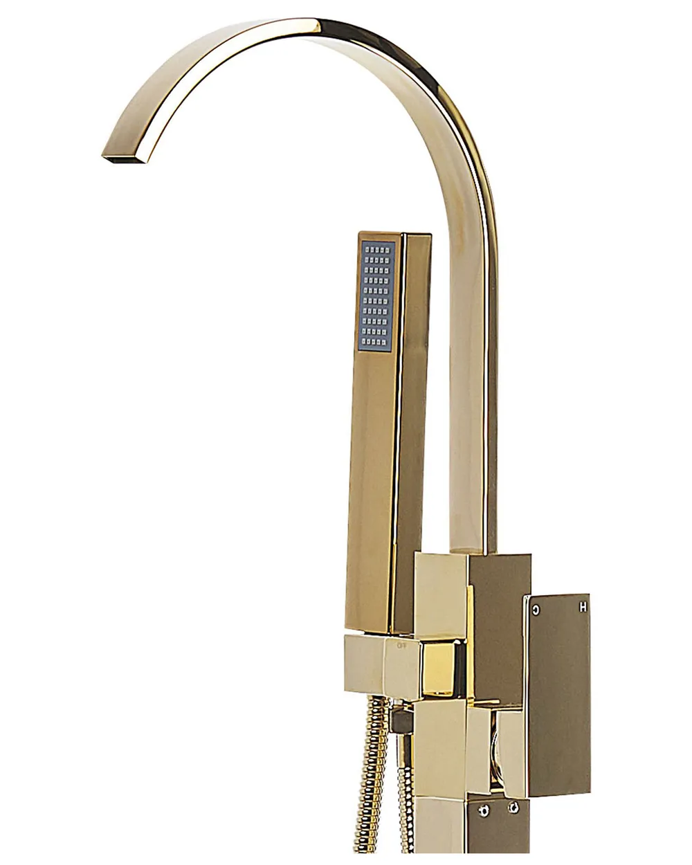 Freistehende Badewannenarmatur RIBBON Gold_786943