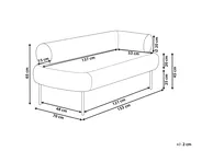 Rechtsseitige Chaiselongue MIRMANDE Bouclé Cremeweiß_1072684