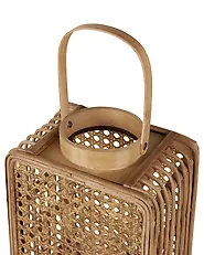 Laterne BANTUL 28 cm Polyrattan Naturfarben_828028