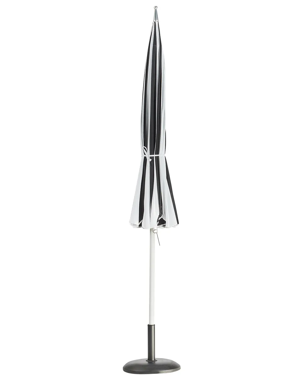 Umbrelă de terasă 245 cm MINOA Negru/Alb - Beliani.ro
