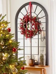 Christmas Wreath PUROL 40 cm Red_836462