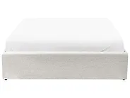 Ottoman Bed without Headboard DINAN Boucle Off-White 120 x 200 cm (EU Small Double)_1188204