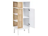 Bathroom Cabinet NUBES 52 cm Light Brown/ White_1182762