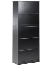5 Tier Bookcase ZEHNA 197 cm Black_1026442