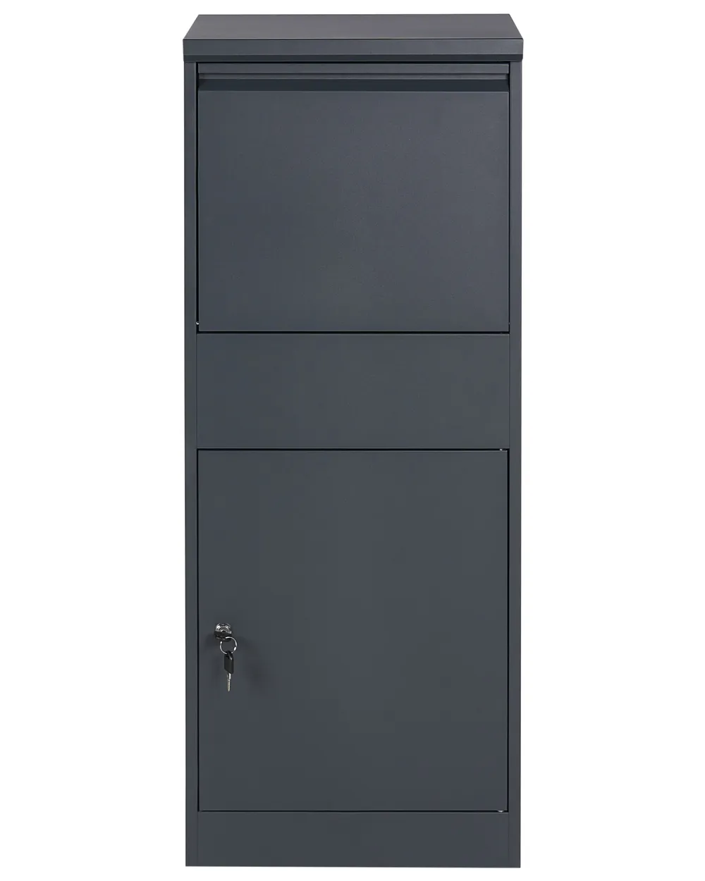 Parcel Box OTRANTO 42 cm 39 cm Metal Graphite Grey_1133811