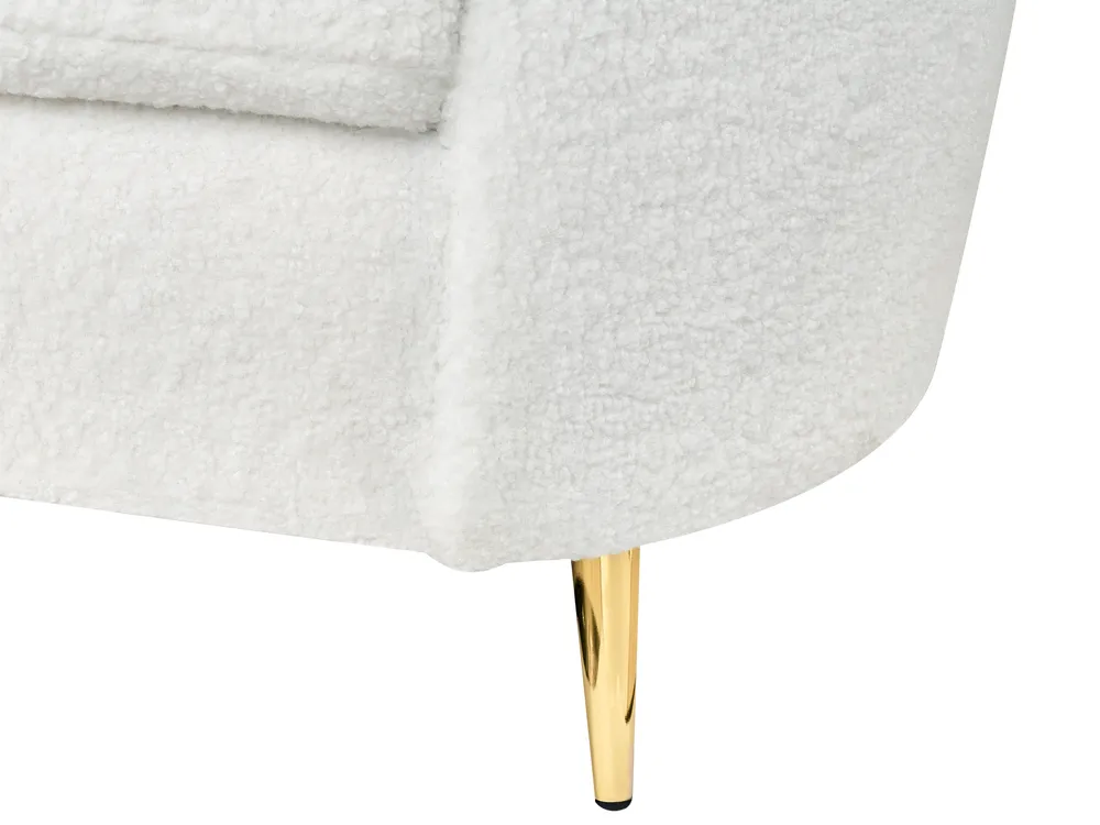 Sofa 3 Seater TROSA Boucle White_911068