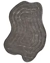 Rug SATNA Dark Grey 160 x 230 cm Wool