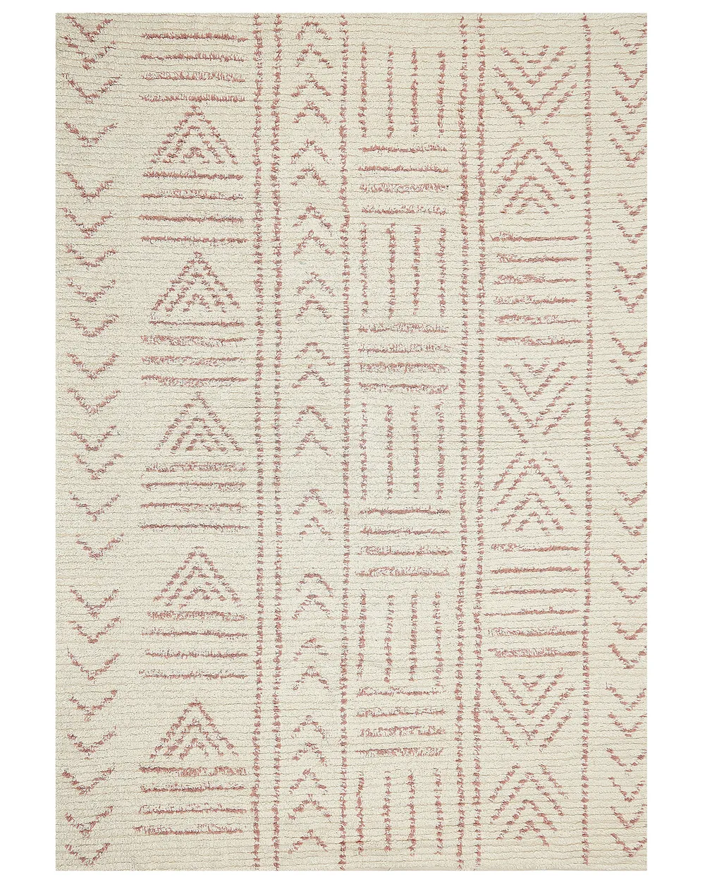 Rug EDIRNE Beige 160 x 230 cm Cotton