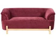 Sofa 2 Seater ALNOR Chenille Burgundy_1019101