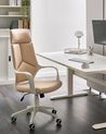 Bürostuhl DELIGHT II Kunstleder Hellbeige