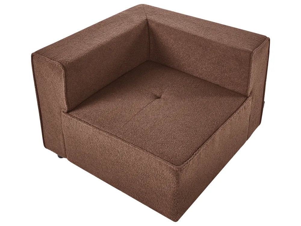 Modulsofa 3-Sitzer AXEBO Bouclé Braun_1075854