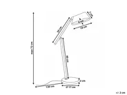 LED Desk Lamp LEONIS with Dimmer Black_1018452