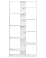 Bücherregal mit 8 Ebenen FONTAS 180 cm Weiß_1003788