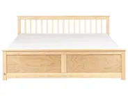 Bett mit Lattenrost Kiefernholz OLENDON 180 x 200 cm Hellbraun_954948